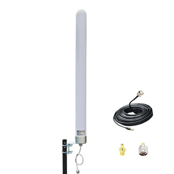Wide-Band WiFi 4G LTE & 5G Outdoor Omni Directional Cellular Antennas with 12dBi Reception Range