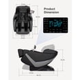 thumbnail image 6 of RELX Massage Chair Full Body, Zero Gravity Airbag Shiatsu Massage Chair with SL-Track, Heating, AI Control, Body Scan, 13 Modes, Foot Rollers, and Deep Yoga Stretch (Black), 6 of 8