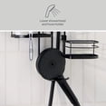 thumbnail image 6 of Better Homes & Gardens 4-Shelf Hanging Shower Caddy with Handheld Hose-Friendly Design in Matte Black, 6 of 7