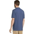 thumbnail image 2 of U.S. Polo Assn. Mens Solid Pique Polo With Small Pony, Oceana Blue, Small, 2 of 3