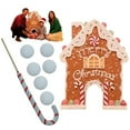 thumbnail image 1 of 1Set Christmas Mini Golf Game Party Balloon Balloon Decoration For Photo Backdrop Gold, 1 of 9