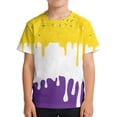 thumbnail image 4 of SUYIDA Boys Summer Short Sleeve Toddler Oversized Tshirt , Toddler Boy Animal Print Shirt,Boys Cartoon Graphic Short Sleeve Crew Neck Tee Soft Casual Comfortable, 4 of 5