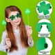 thumbnail image 5 of Gafas de sol ArtCreativity Día de San Patricio Shamrock x24 Green, 5 of 8