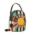 thumbnail image 7 of FORMRS Crossbody Bag for Women Quilted Travel Shoulder Cell Phone Purse with Chain Strap Handbag, Geometric Sun, 7 of 7
