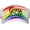 C2527, variant on Rainbow LGBT Gay Pride Sun Visor Hats Adjustable LGBT Sun Protection Cap Hats Visor Hat for Women Men