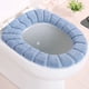thumbnail image 5 of Cojín para asiento de inodoro de invierno, grueso, de punto, lavable, para uso doméstico, 5 of 5