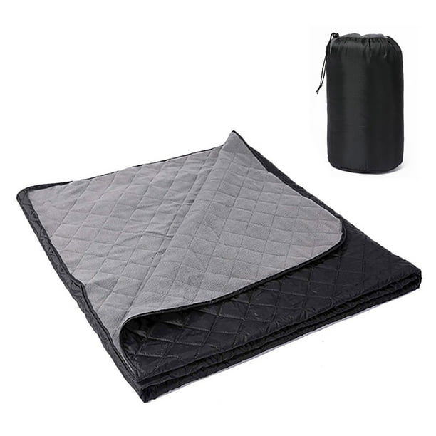 Manta para sofá, manta de picnic, manta para acampar al aire libre, gruesa, portátil, plegable, 200 x 145 cm