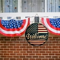 thumbnail image 5 of Patriotic Front Door Signs for Home Decor Outdoor,Independence Day Wooden Hanging Decorations America's Fourth Of July Day Welcome Door Sign Small Yard Hanging Signs Wooden Crafts Hangings, 5 of 6