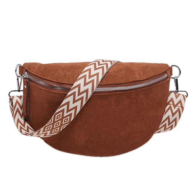 Bolso Cintura Bandolera WDOplteas Mujer Ante Sintético Estampada para Viajes