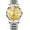 M-gold Gold, variant on Luxury Men's and Women's Business Diamond Stainless Steel Waterproof Roman Numeral Analog Quartz Watch with Day-Date Calendar, Gold and Silver Tone