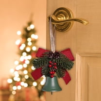 Christmas Bell *1 Christmas Decoration Bells Bells for Christmas Trees Bell Decor Hanging Decorative Bell for Door Wall Window Indoor and Outdoor Decor New Year Hanging Ornament