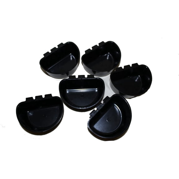 1/2 Pint Feed & Water Cups for Small Animal Cages (6 pack)