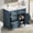 Blue, variant on 36" Bathroom Vanity with Sink, Solid Wood Bathroom Storage Vanity Cabinet with 1 Tip-out Drawer, 3 Side Drawers and 2 Soft Closing Doors, Metal Handle, Black