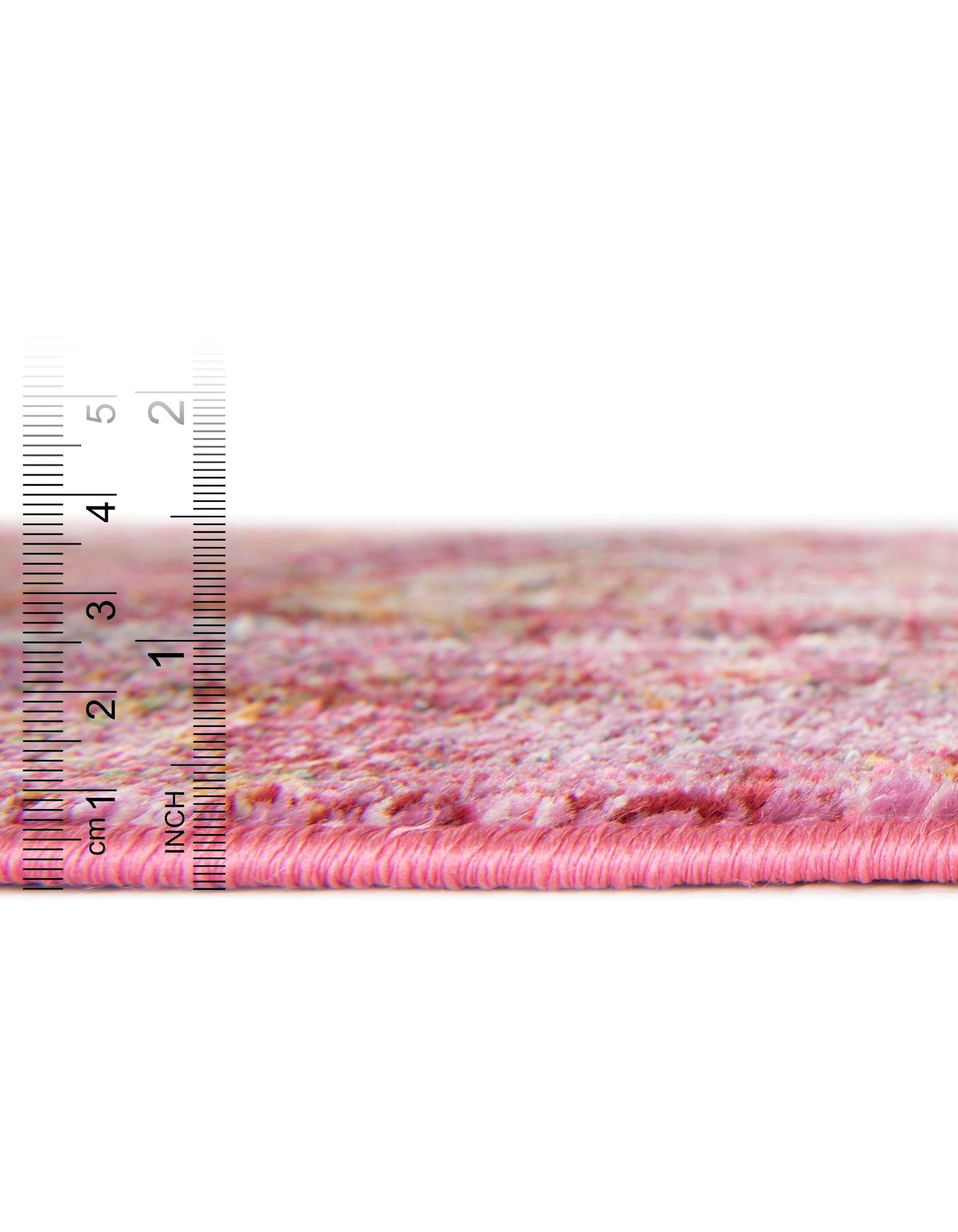 Unique Loom Baracoa Collection Area Rug - Coppelia (9' x 12' Rectangle Pink/Ivory)