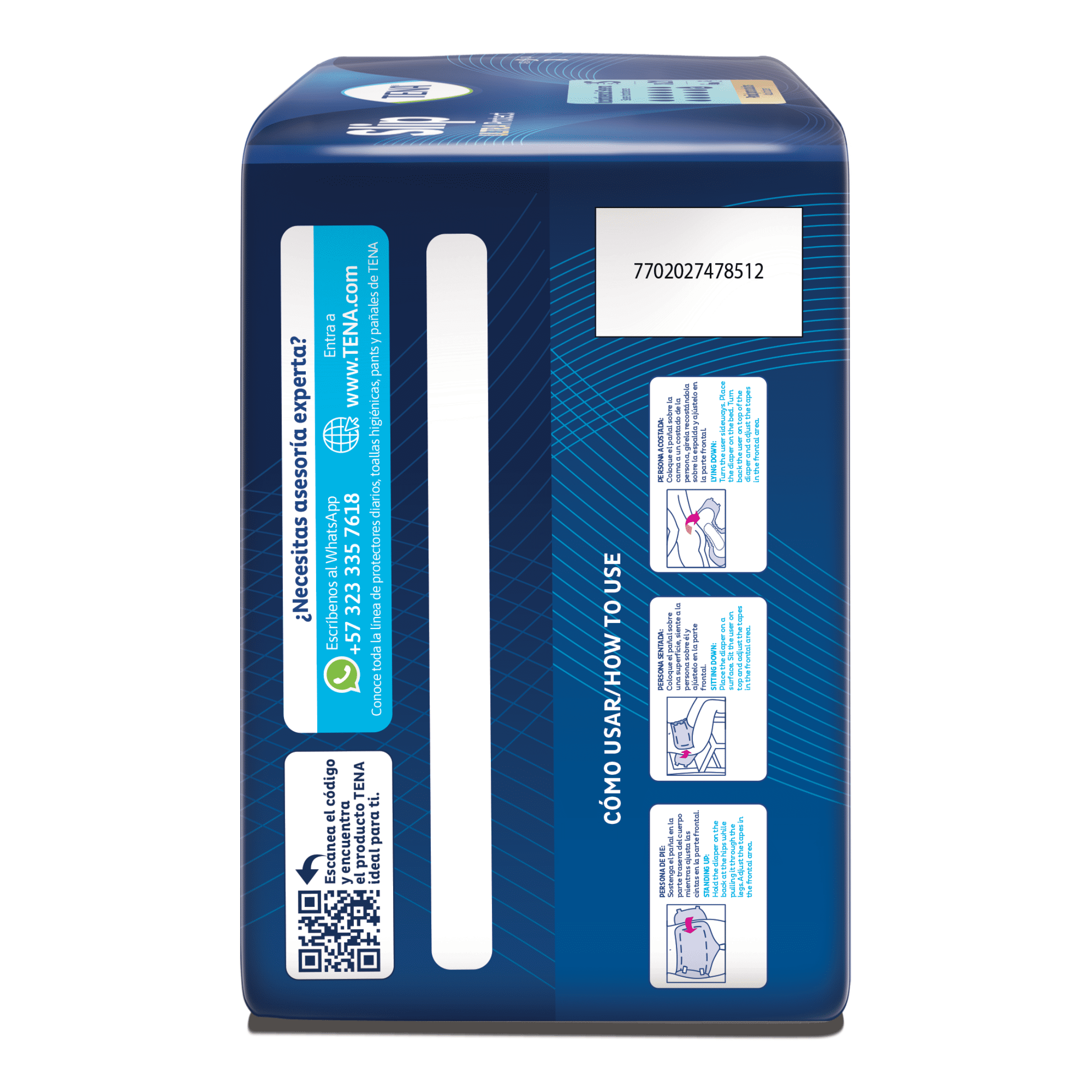 TENA Slip Ultra Unisex Adult Diaper Small 21 Count Heavy Incontinence