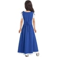 thumbnail image 2 of YiZYiF Robe Vintage Médiévale Renaissance à Manches Courtes pour Filles Enfants Halloween Festival Jeu de Rôle Fête Robes de Bal Bleu 8, 2 of 5