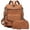 Brown, variant on GOIACII Women Fashion Leather Backpack Purse Designer Travel Backpack Convertible Shoulder Bag with Wristlet Small bag