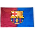 thumbnail image 1 of FC Barcelona Crest Flag, 1 of 4