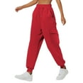 thumbnail image 5 of BILIKEYU Women's Thin High Waisted Loose Casual Sweatpants, Womens Pants, Sweatpants Women, Wide Leg Sweatpants Women, 5 of 6