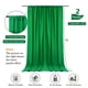 thumbnail image 2 of Backdrop ZEBMOON - Cortina satinada (150 x 213 cm, 2 paneles), color verde, 2 of 5