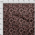 thumbnail image 3 of oneOone Cotton Cambric Dark Rose Brown Fabric Abstract Sewing Material Print Fabric By The Yard 42 Inch Wide, 3 of 4