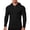 Black, variant on Men's Full Zip Sun Protection Hoodie Long Sleeve Shirts - Breathable Lightweight Sun Protection Jacket for Golf, Fishing, Hiking