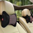 thumbnail image 3 of Breathable Not Hot Car Neck Pillows Flock Cloth Single 1piece Headrest Fit For Most Cars Filled Fiber Universal Car Pillow, 3 of 4