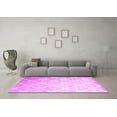 thumbnail image 3 of Ahgly Company Indoor Square Abstract Pink Contemporary Area Rugs, 5' Square, 3 of 4
