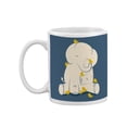 thumbnail image 1 of Image Conscious Elephant With Birds Mug - Jay Fleck Designs, 11 fl oz Ceramic Mug, 1 of 4
