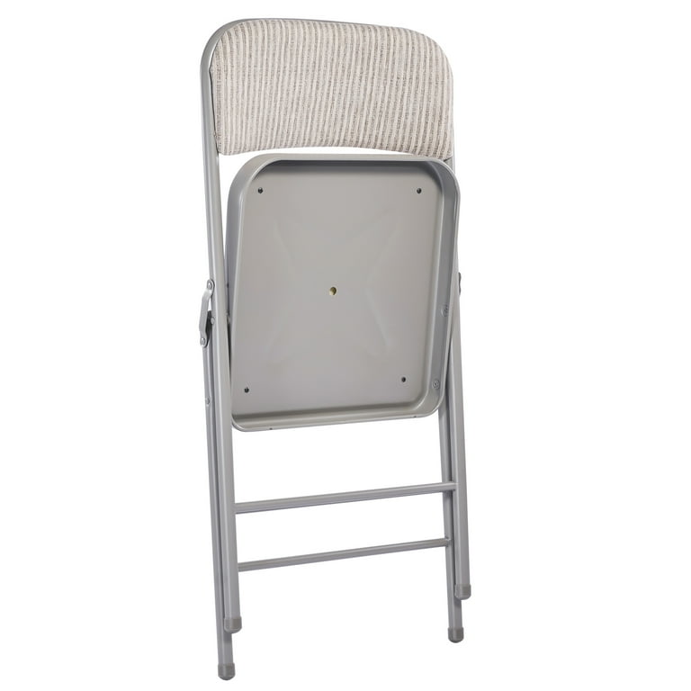 VTOY Alloy Steel Indoor Folding Chair, White (Set of 2 VTOY Alloy Steel Indoor Folding Chair, White (Set of 2