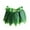 A-Green401, variant on XIAONU Women's Hula Skirt Flower Trimmed Leafy Layered Skirt Wearable Tropical Luau Party Skirt