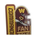 thumbnail image 4 of NFL Washington Commanders Fan Zone Metal Sign for Man Cave, Office, or Game Room, 4 of 4
