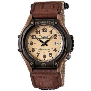 Casio Men's Tan Nylon Strap Sport Watch