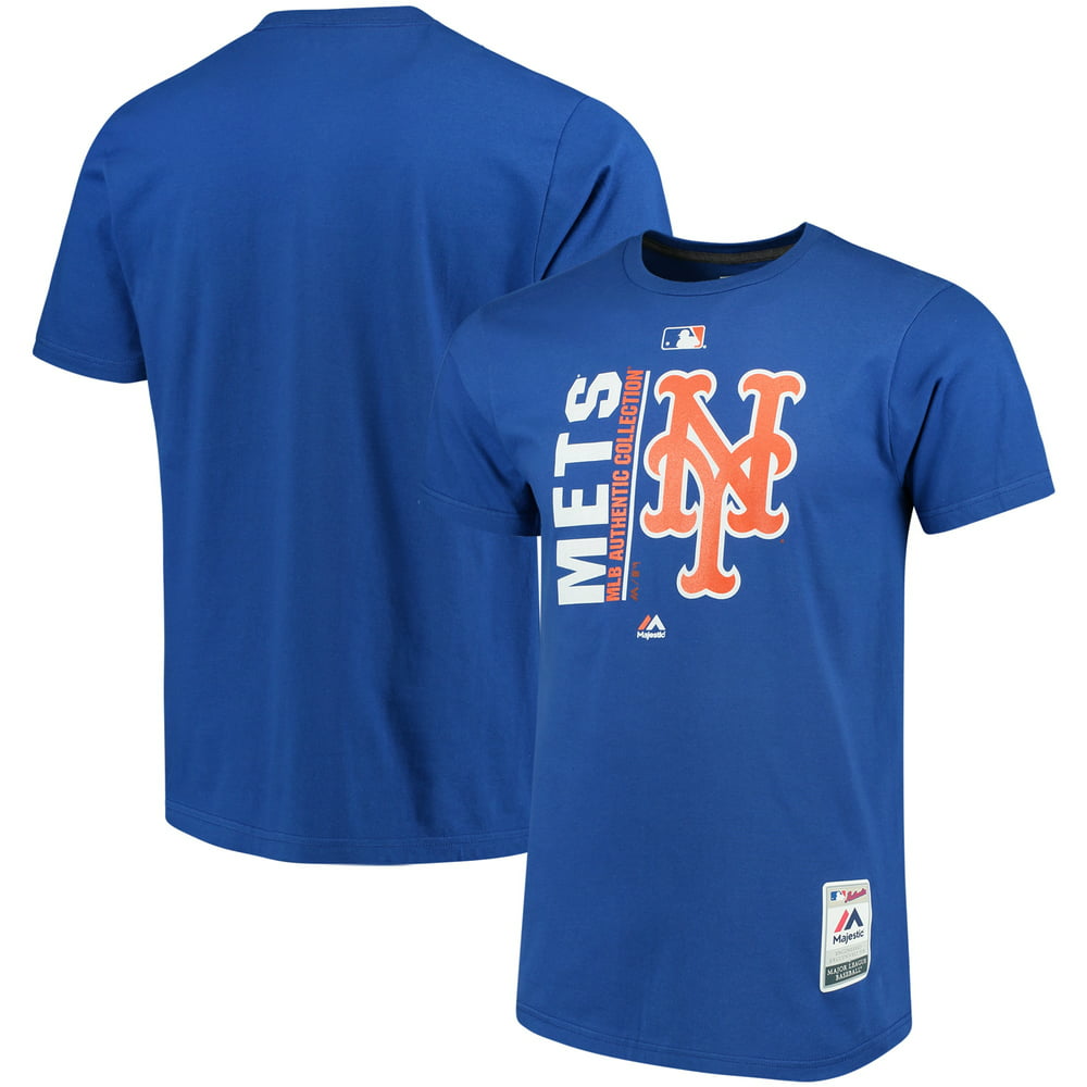 New York Mets Majestic Authentic Collection Team Icon T-Shirt - Royal ...
