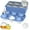 Blue, variant on Ice Cube Trays (Set of 2), Sphere Ice Ball Maker with Lid & Large Square Ice Cube Maker for Whiskey, Cocktails and Homemade, Keep Drinks Chilled