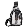 thumbnail image 2 of SDNall Fashionable Transparent Chest Bag For Men And Women With Large Capacity PVC Plastic Jelly Swimming Beach Backpack, 2 of 9