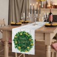 thumbnail image 2 of Table Runners 70 Inches Long Dress Scarves, St Patricks Day Farmhouse Coffee/Dining/Kitchen Table Decor, Holiday Table Runner, Spring Gold Coin Green Shamrock Wooden Grain 13x70 Inch, 2 of 9