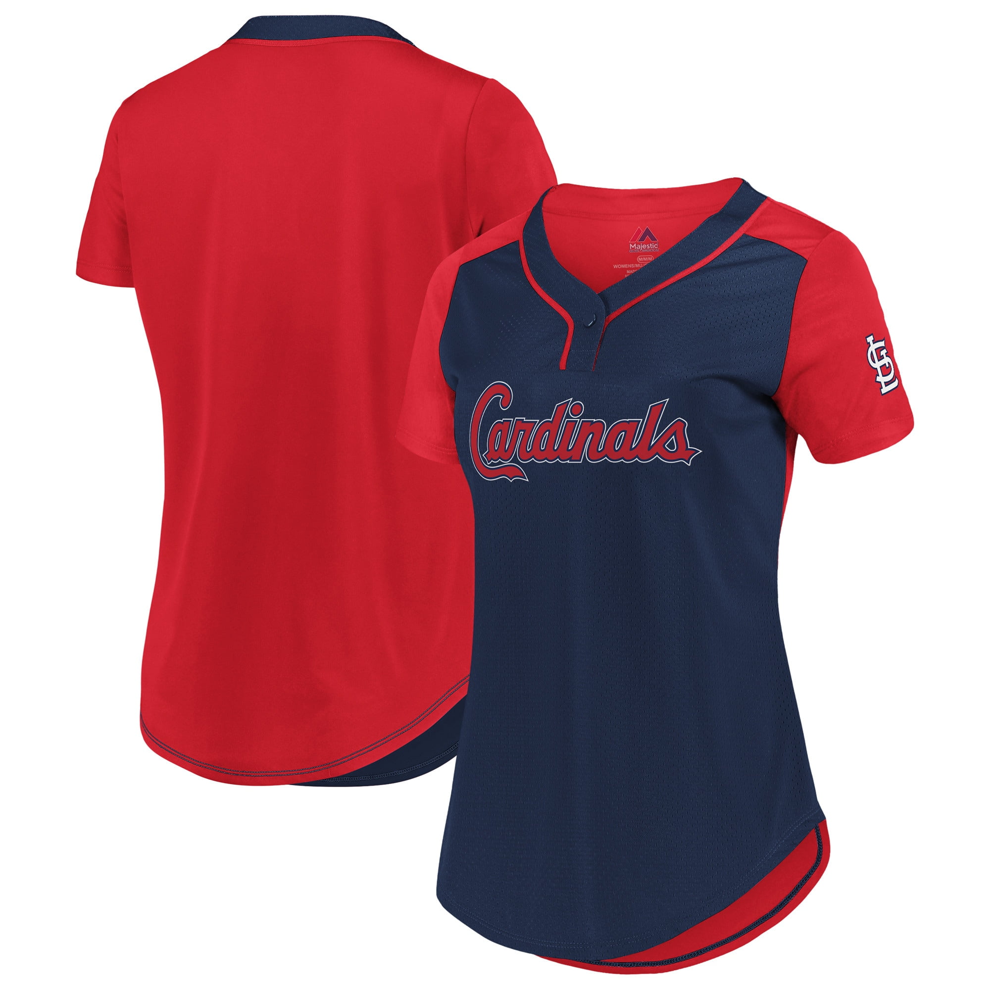 St. Louis Cardinals Fanatics Branded Women's Diva Jersey V-Neck T-Shirt ...