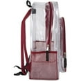 thumbnail image 3 of Trailmaker Clear Backpacks With Side Pockets, Assorted Color Trims, Pack Of 24 Backpacks, 3 of 7