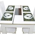 thumbnail image 4 of Ryvnso Placemats Set of 4 Leaf Flower Dining Mats Heat-Resistant Non-Slip Washable Table Mat, 4 of 8