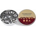 thumbnail image 1 of Mini Cookie Cutter set24 Pieces Metal Fondant Cutters3 Hearts Shape, 3 Stars Shape, 3 Flowers Shape and 15 Geometric Shape - -, 1 of 4