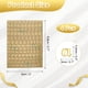 thumbnail image 2 of 4 Hojas de Etiquetas de Letras 0.18" Stickers de Letras Mini 3D Autoadhesivas de Aleación (Oro, Minúsculas), 2 of 7