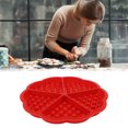 thumbnail image 1 of Silicone Waffle Mold Safe Durable Easy to Clean Flexible Multipurpose Use Perfect Gift for Baking Lovers, 1 of 7