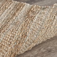 thumbnail image 5 of Ox Bay Interwoven Classic Organic Jute Area Rug, Spa Blue, 2' x 3', 5 of 7