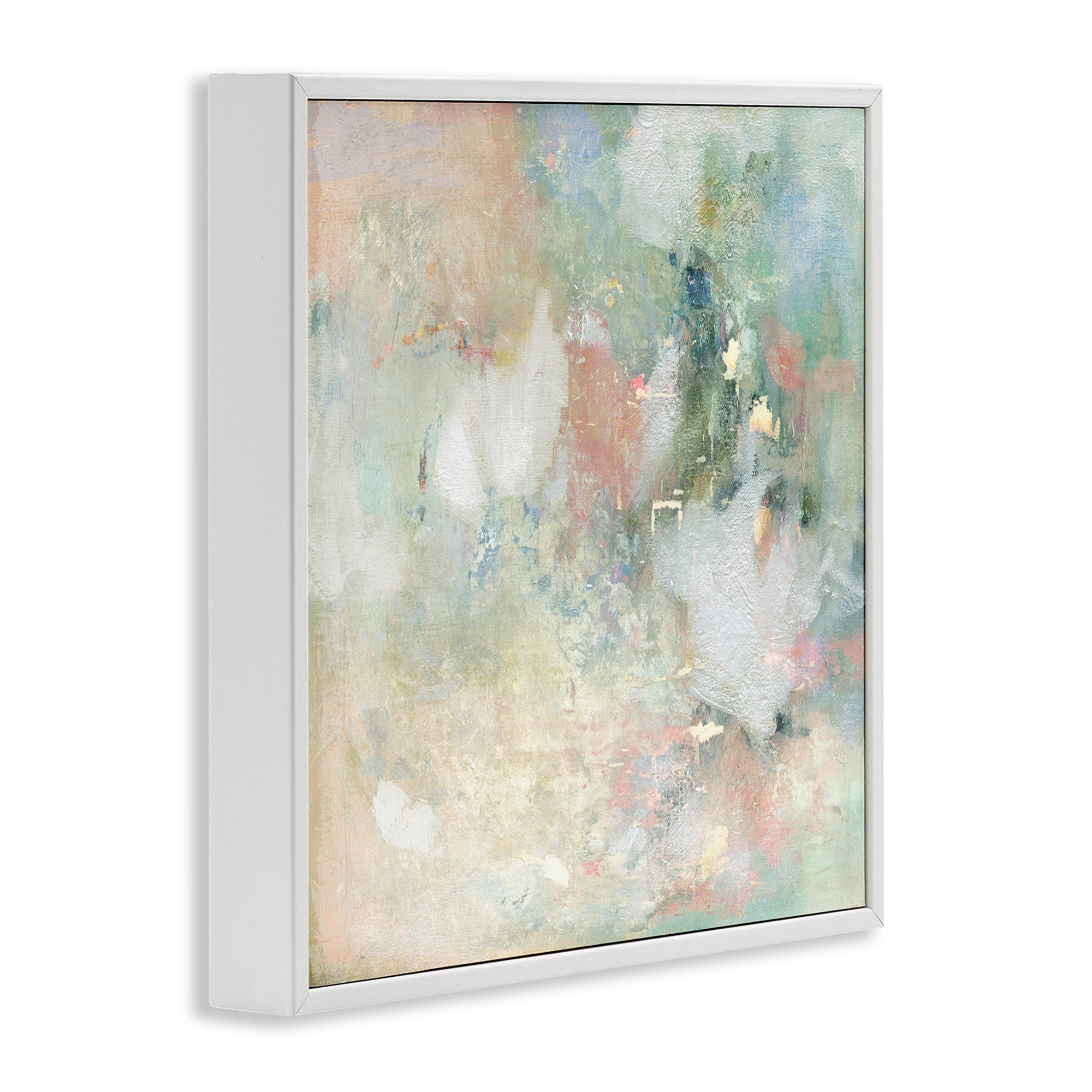 Stupell Industries Serene Pastel Brushstroke Harmony White Framed Giclee Art, design by Carol Robinson