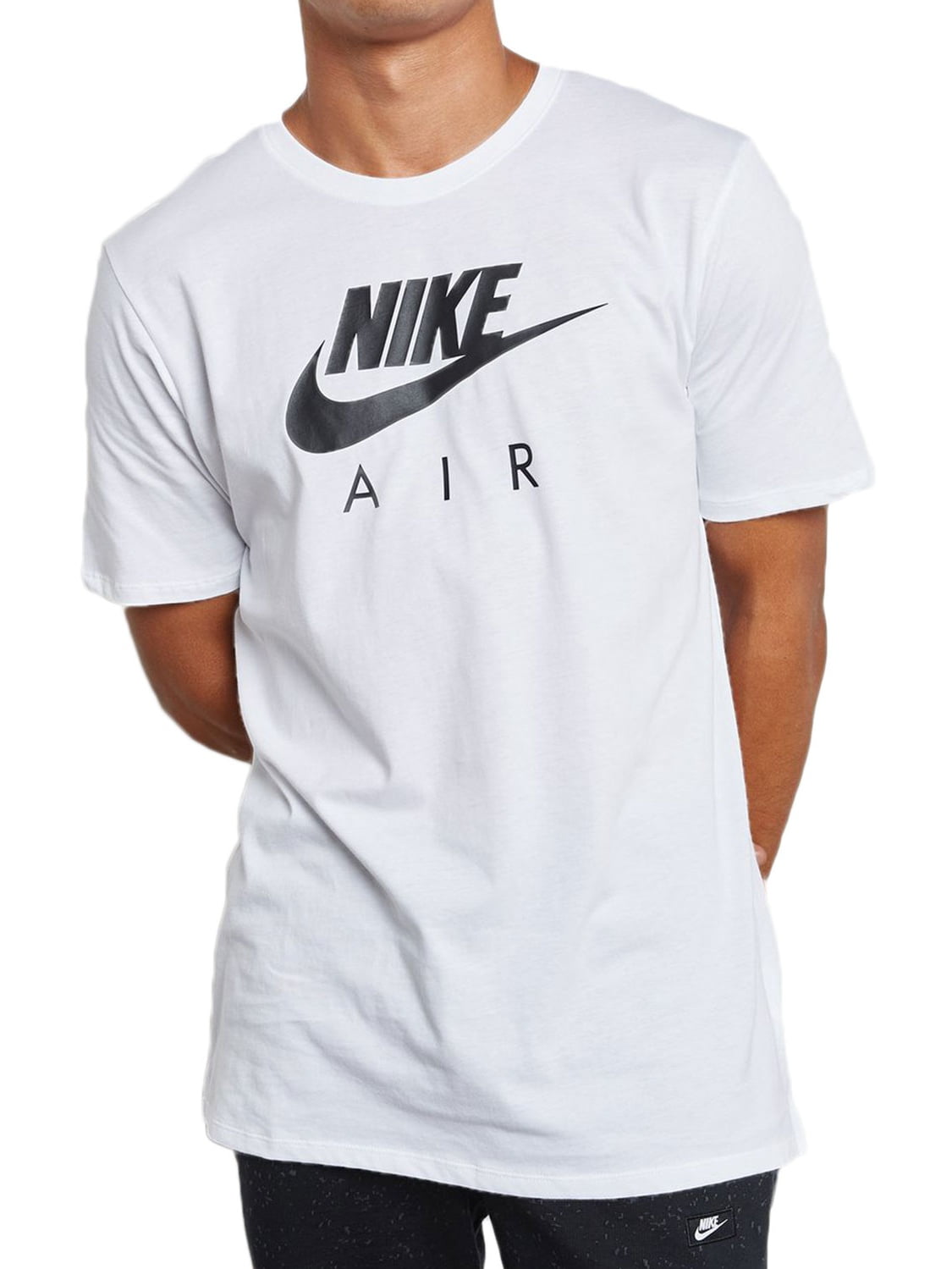 Nike Air Max Sportswear Men's Shortsleeve T-Shirt White/Black 856451 ...