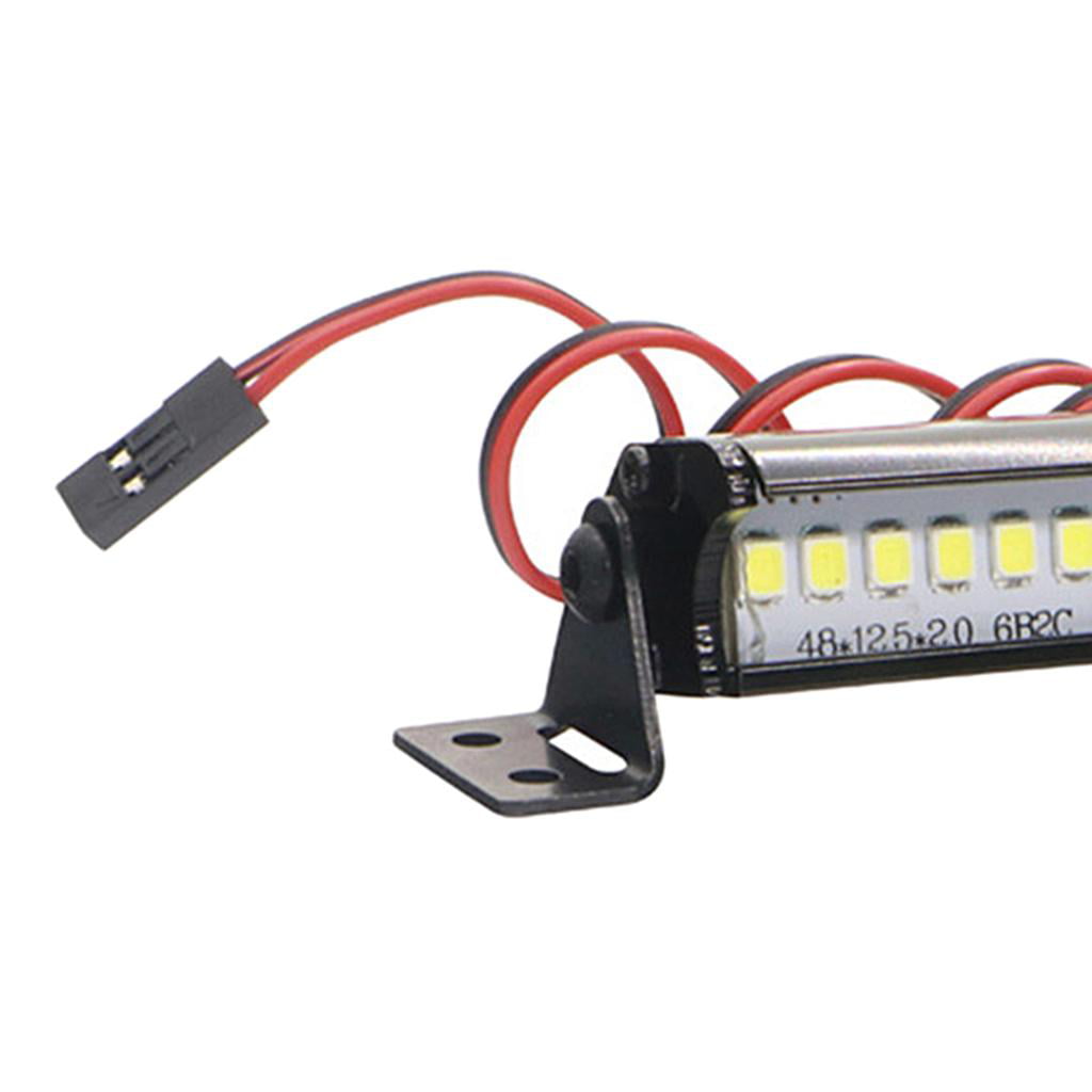 55mm RC Crawler LED Light Bar for 1:10 TRX4 90046 90048 SCX10 RC Car Part 