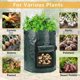 thumbnail image 2 of 2 bolsas de cultivo de patatas Yuxing PE para cultivo de verduras 30 x 35 cm 7 galones color verd, 2 of 5