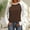 🔥 Brown, variant on Sentmoon Fall Fashion Must Haves Women's Tops, Tees & Blouses Womens Fashion Women's Long Sleeved Shirt Color Blocked T-shirt Casual Wear Crew Neck Lightweight Casual Top