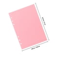thumbnail image 2 of HONMEET 100 Sheets A5 Lined Refill Paper for Loose Leaf Paper Colored Document Writing, 2 of 6